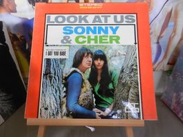 Sonny & Cher Schallplatte - Look 1965 Us *Gewaschen`* VG rar